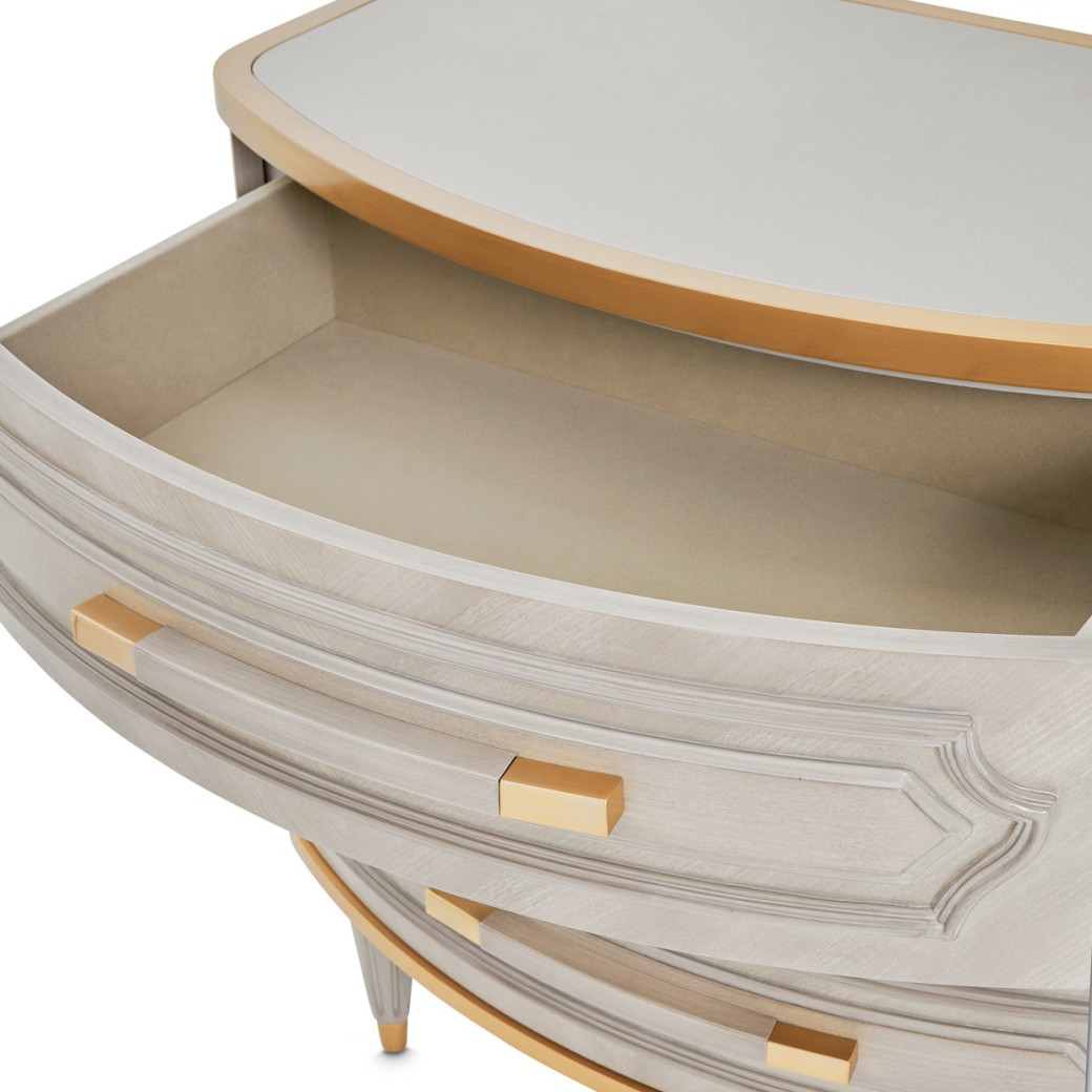 St Charles Collection Eastern King Platform Bed By Michael Amini 9088000EK-803