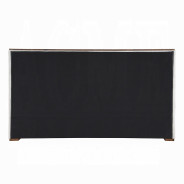 Orane Queen Bed Gray Linen & Walnut By Acme Furniture