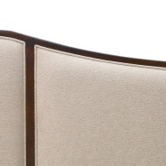 Camellia Field Upholstered Queen Bed - Warm Pecan By Michael Amini N9090000QN3-400