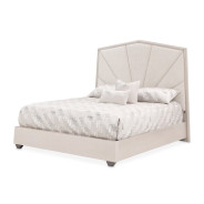 King Panel Bed Silver Mist Finish Fantosini By Michael Amini 9091014EK3-823