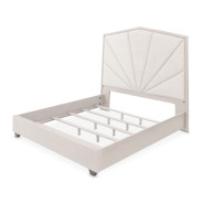 King Panel Bed Silver Mist Finish Fantosini By Michael Amini 9091014EK3-823
