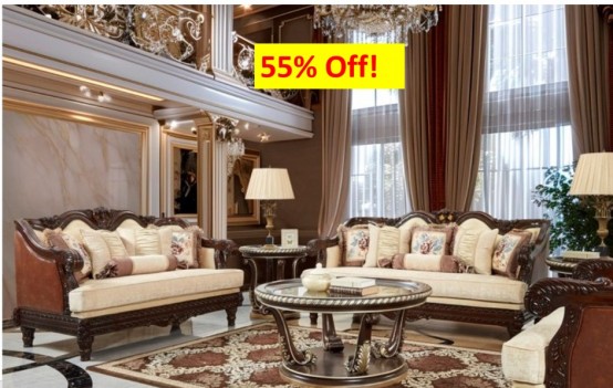HD386 3PC Sofa , Loveseat &...