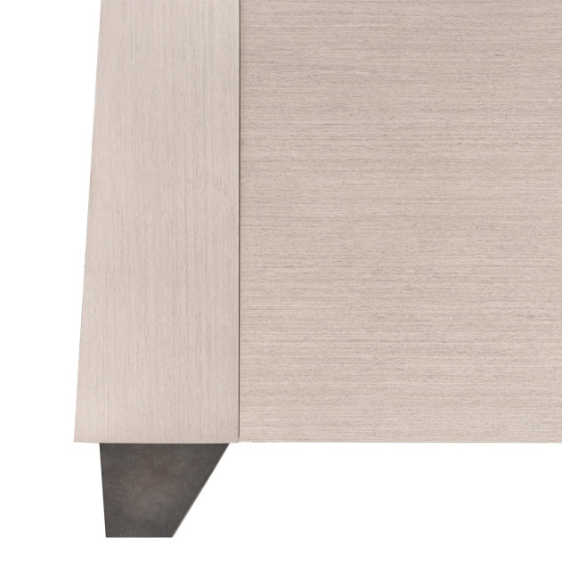 King Panel Bed Silver Mist Finish Fantosini By Michael Amini 9091014EK3-823