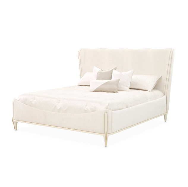 Queen Bed Creamy Pearl Finish La Terraza Collection By Michael Amini 9092000QN3-112