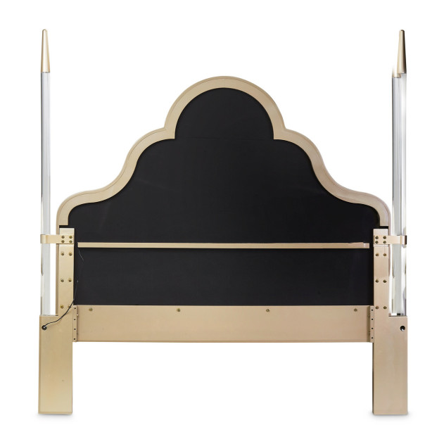 Queen Poster Bed Chardonnay Finish malibu crest finish By Michael Amini N9007100QN4PT-822