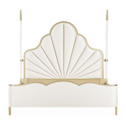 Queen Poster Bed Chardonnay Finish malibu crest finish By Michael Amini N9007100QN4PT-822