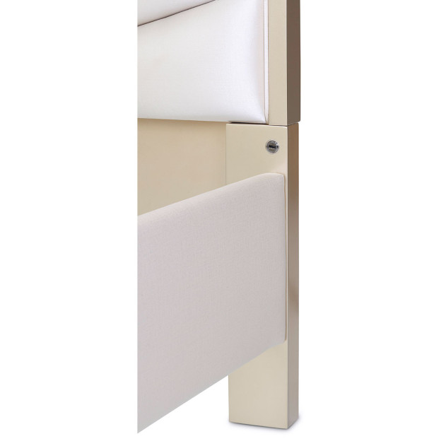 Queen Panel Bed Chardonnay Finish malibu crest Collection by Michael Amini N9007000QN3-822