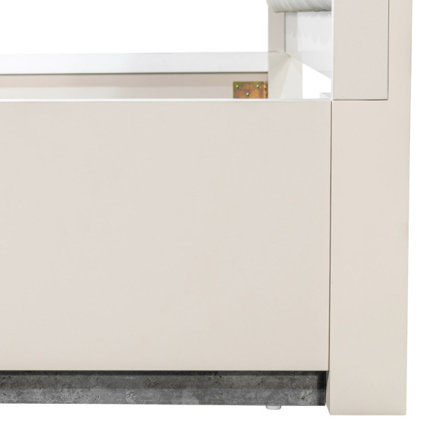 Queen Bed Stone Finish Pavira Stone Collection By Michael Amini 9023012QN03-837