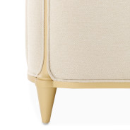 Queen Bed Light Champagne Finish Scotts square Collection by Michael Amini 9097000QN3-124