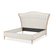Queen Bed Dove Gray Finish St.Charles Collection by MIchael Amini 9088000QN-803