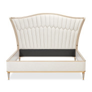 Queen Bed Dove Gray Finish St.Charles Collection by MIchael Amini 9088000QN-803
