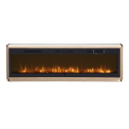 Fireplace & Electric Insert 2pc West Kensington - caramel Collection by Michael Amini 9096220-AFB74-147