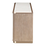 Fireplace & Electric Insert 2pc West Kensington - caramel Collection by Michael Amini 9096220-AFB74-147