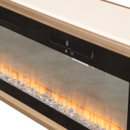 Fireplace & Electric Insert 2pc West Kensington - caramel Collection by Michael Amini 9096220-AFB74-147