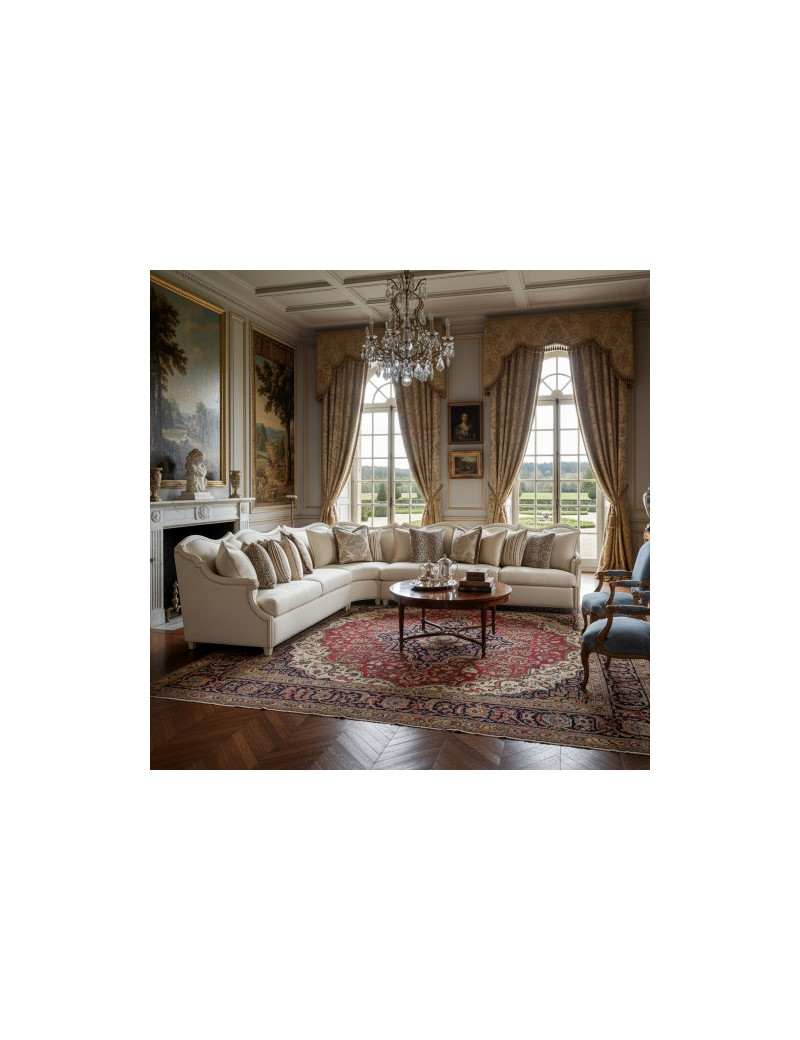 4Pc Sectional Chamberi Classic Pearl Collection by Michael Amini