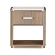 1-Drawer Nightstand West Kensington - caramel Collection by Michael Amini 9096040-147