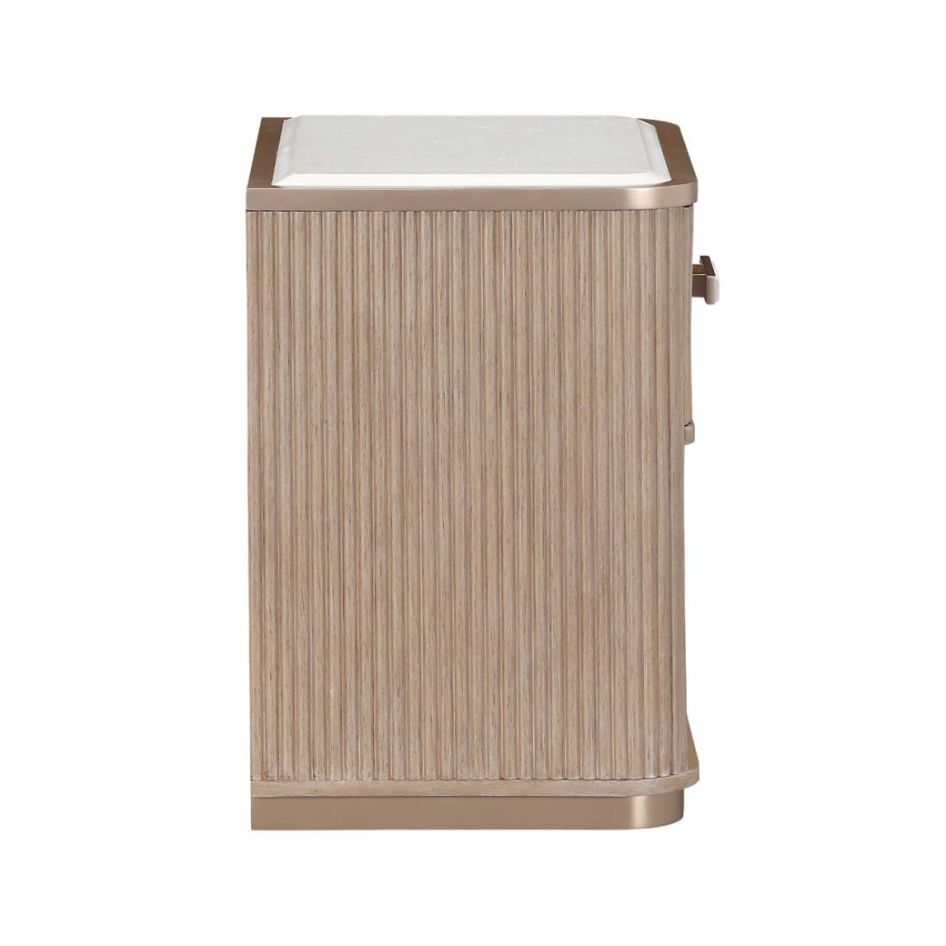 1-Drawer Nightstand West Kensington - caramel Collection by Michael Amini 9096040-147