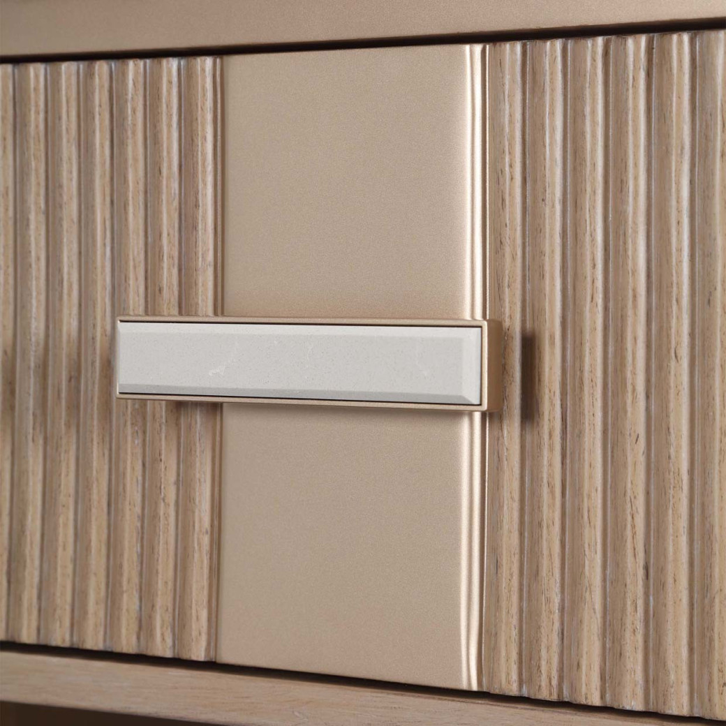 1-Drawer Nightstand West Kensington - caramel Collection by Michael Amini 9096040-147