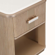 1-Drawer Nightstand West Kensington - caramel Collection by Michael Amini 9096040-147