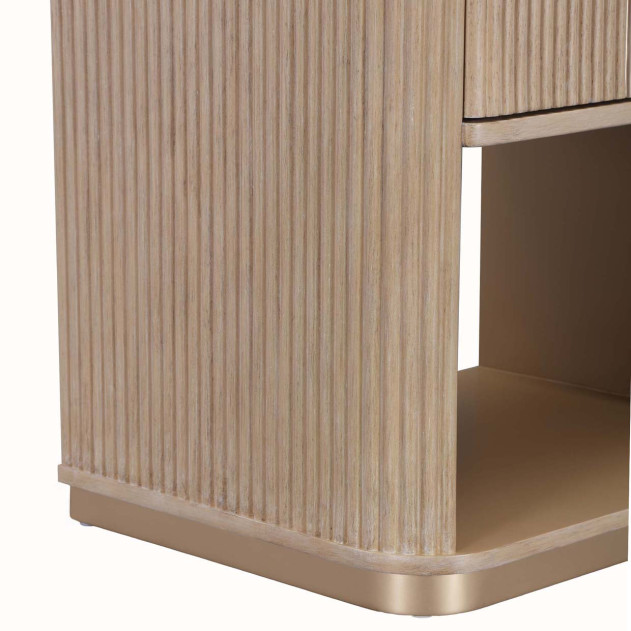 1-Drawer Nightstand West Kensington - caramel Collection by Michael Amini 9096040-147