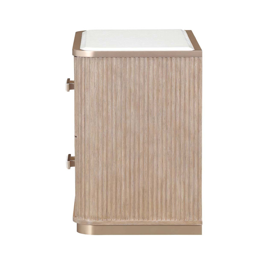 2-Drawer Nightstand West kensington - caramel Collection by Michael Amini 9096042-147
