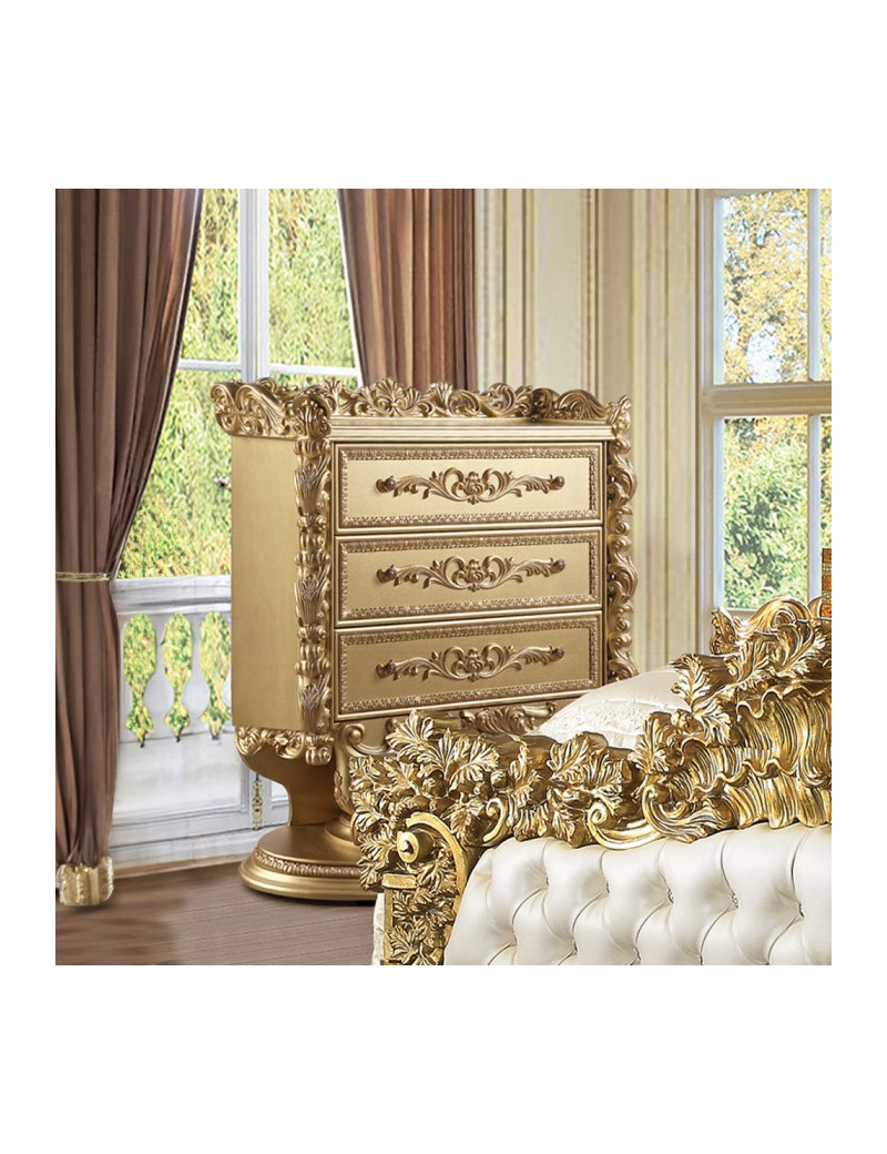 BD01479 Chest Gold Finish  Bernadette Collection By Acme Furniture