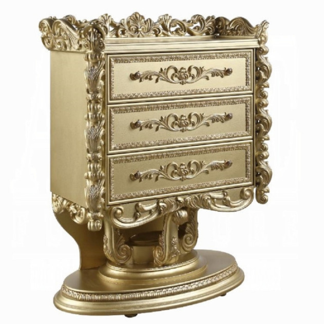BD01479 Chest Gold Finish  Bernadette Collection By Acme Furniture