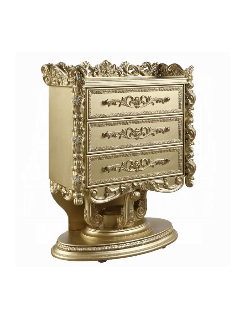 BD01479 Chest Gold Finish  Bernadette Collection By Acme Furniture