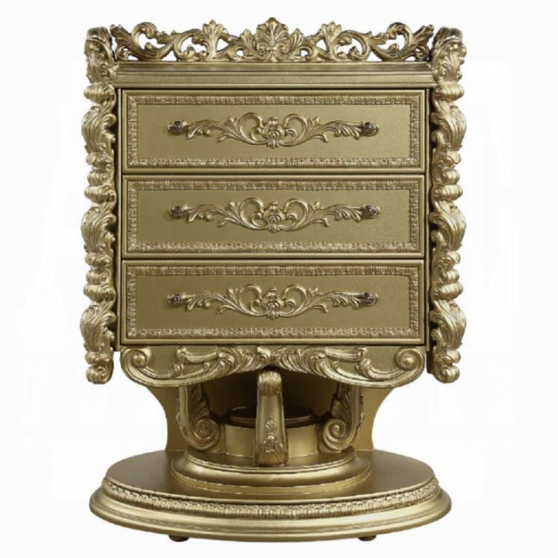 BD01479 Chest Gold Finish  Bernadette Collection By Acme Furniture