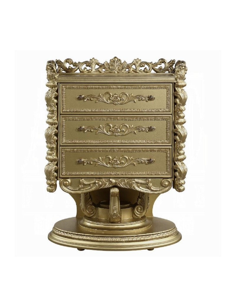 BD01479 Chest Gold Finish  Bernadette Collection By Acme Furniture