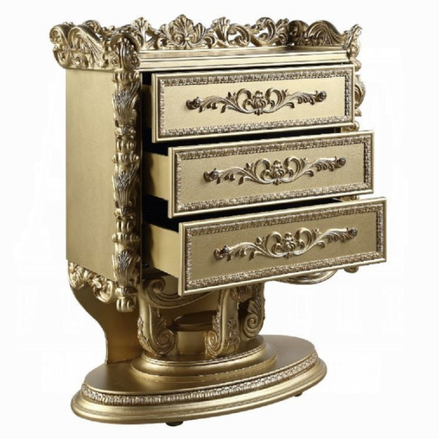 BD01479 Chest Gold Finish  Bernadette Collection By Acme Furniture