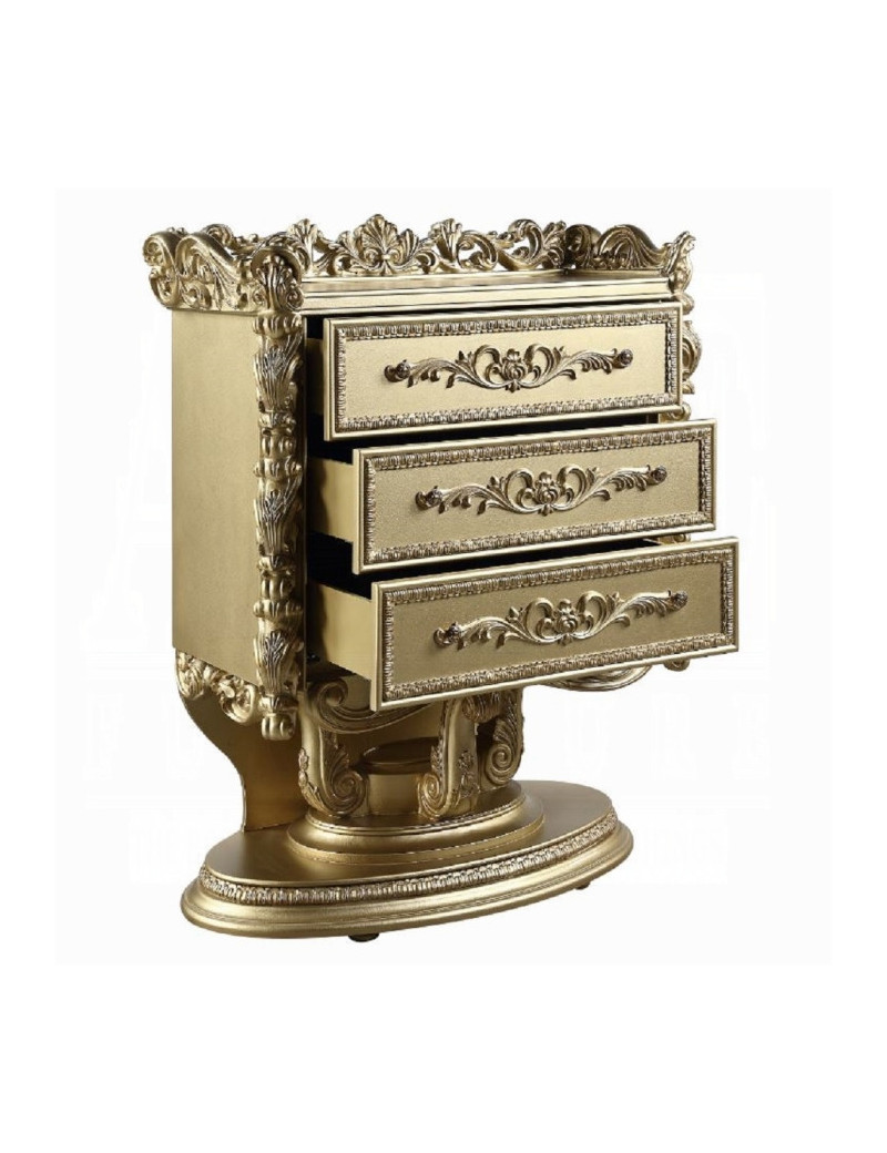 BD01479 Chest Gold Finish  Bernadette Collection By Acme Furniture
