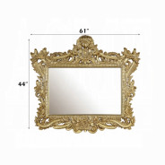 BD01476 Mirror Gold Finish Bernadette Collection By Acme Furniture
