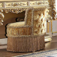 BD01474EK Victorian Style Eking Bed Set Metallic Gold Bernadette Collection by Acme Furniture