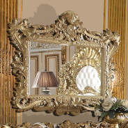 BD01474EK Victorian Style Eking Bed Set Metallic Gold Bernadette Collection by Acme Furniture