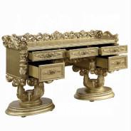 BD01477 Vanity Gold Finish Victorian Style  Bernadette Collection By Acme Furniture