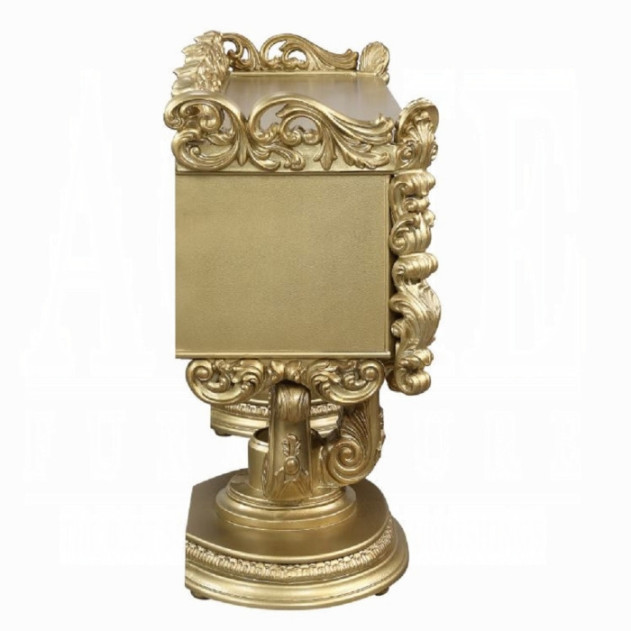 BD01477 Vanity Gold Finish Victorian Style  Bernadette Collection By Acme Furniture