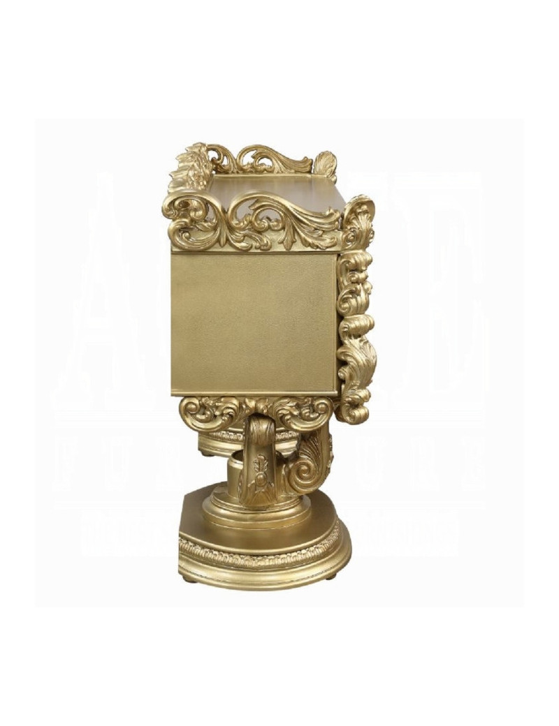 BD01477 Vanity Gold Finish Victorian Style  Bernadette Collection By Acme Furniture