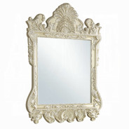BD00463 Mirror Champagne Silver Finish Victorian Style Vatican Collection by Acme Furniture