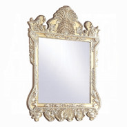 BD00463 Mirror Champagne Silver Finish Victorian Style Vatican Collection by Acme Furniture