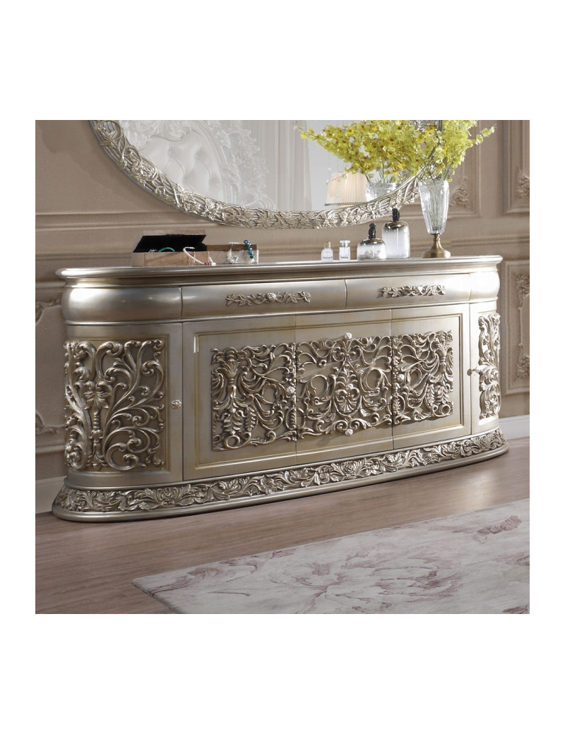 BD01244 Antique Gold Finish Server Victorian Style Sorina Collection By Acme Furniture