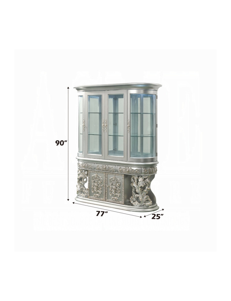 DN 01497 China Champagne Finish Victorian Style Sandoval Collection by Acme Furniture