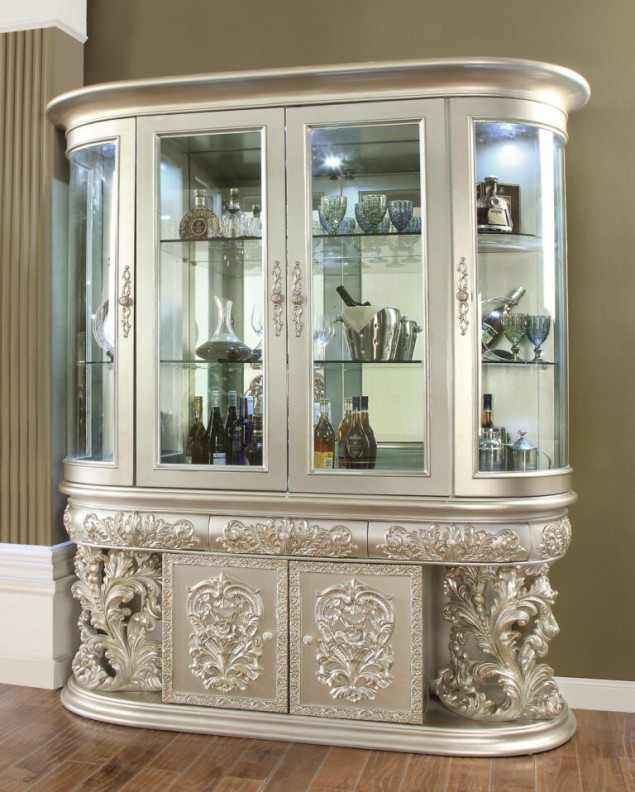DN 01497 China Champagne Finish Victorian Style Sandoval Collection by Acme Furniture