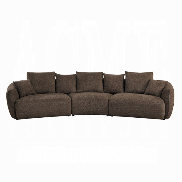 LV03250 Bash Sofa W/7 Pillows Macca Anthology Boucle By Acme Furniture