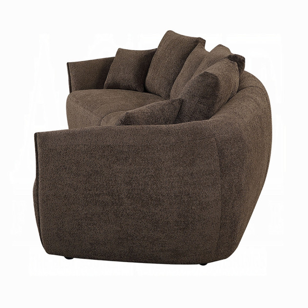 LV03250 Bash Sofa W/7 Pillows Macca Anthology Boucle By Acme Furniture