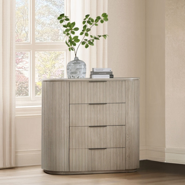 BD05432Q Queen Bed Light Oak Leanna Collection Contemporary Style By Acme Furniture