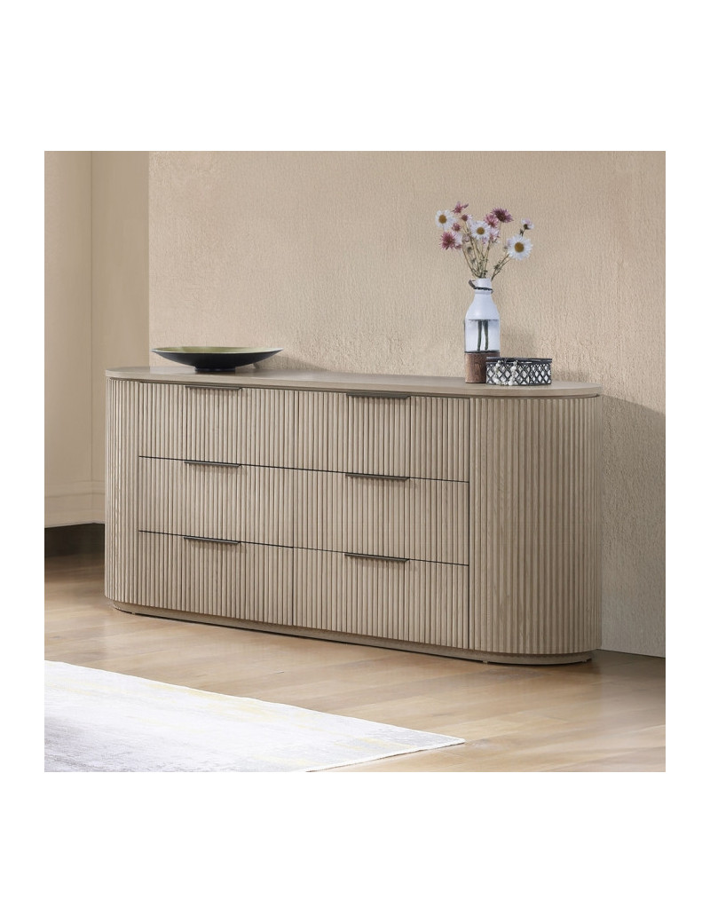 BD05432Q Queen Bed Light Oak Leanna Collection Contemporary Style By Acme Furniture