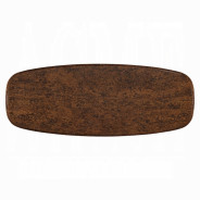 DN60020 7Pc Dining Set Glossy Wood Grain Top & Gold Jamonica Collection Glam Style By Acme Furniture