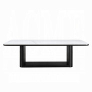 DN06870 7Pc Dining Set w/Ceramic Top Black Finish Koen Collection Contemporary Style by Acme Furniture