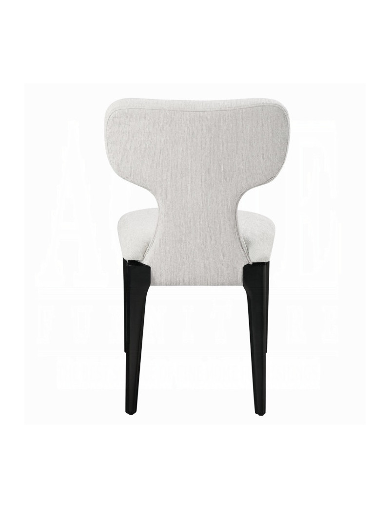DN06870 7Pc Dining Set w/Ceramic Top Black Finish Koen Collection Contemporary Style by Acme Furniture